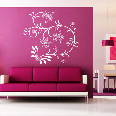 Creatick Studio 121.92 cm Creative Abstract Wall Decal Self Adhesive Sticker(Pack of 1)