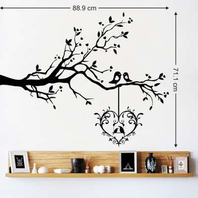 

Vsquare Studio  Wall Sticker Sticker(Pack of 1, Black