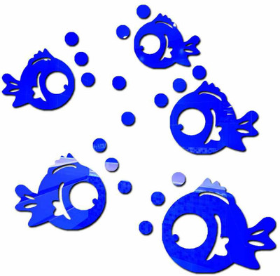

Sehaz Artworks  Decals Sticker(Pack of 22, Blue