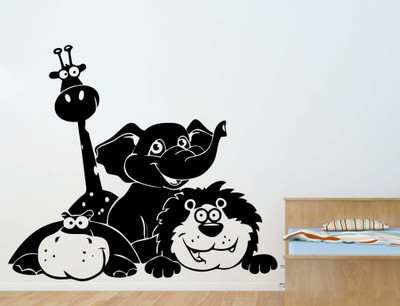 

Vsquare Studio  Wall Sticker Sticker(Pack of 1, Black
