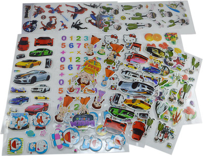 

Saamarth Impex  Paper Sticker(Pack of 8, Multicolor