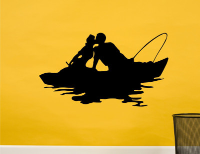 

Wall Guru  Wall Decal&Sticker Sticker(Pack of 1, Black