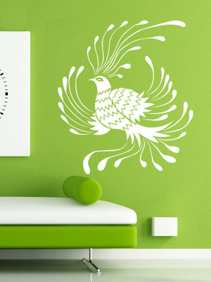 Trends on WALL 71 cm Beautiful Bird Self Adhesive Sticker(Pack of 1)