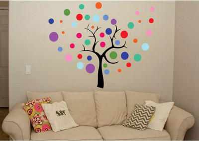 

TMS  wall Sticker(Pack of 1, Multicolor