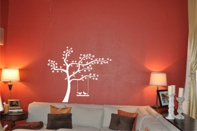 

Wall Guru  Adhesive Sticker(Pack of 1, White