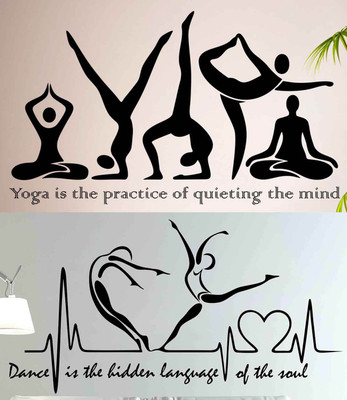 

Vsquare Studio  Wall Sticker Sticker(Pack of 2, Black