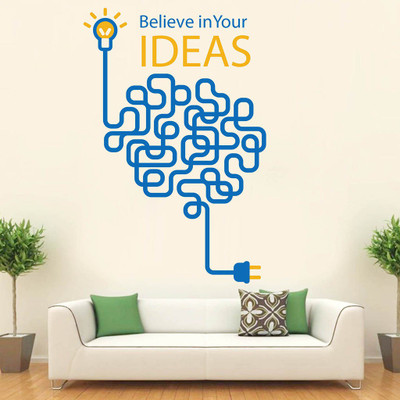 

Pickypomp  Adhesive type Sticker(Pack of 1, Blue