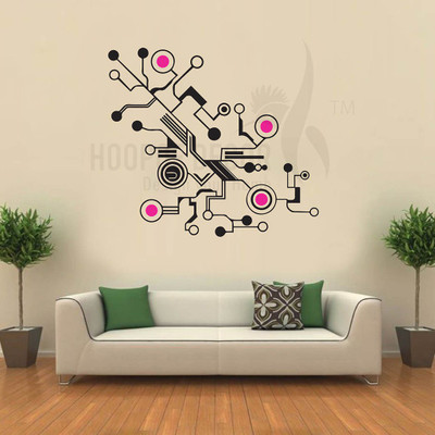 

Pickypomp  Adhesive type Sticker(Pack of 1, Black