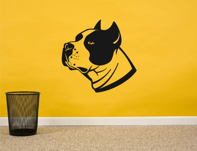 

Wall Guru  Self Adhesive Wall Decal Sticker(Pack of 1, Black
