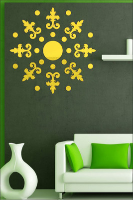 

Espcreation  3D Acrylic Sticker Sticker(Pack of 1, Gold