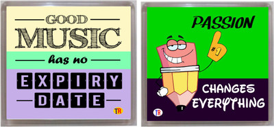 

Thoughtroad  Paper Sticker(Pack of 2, Multicolor