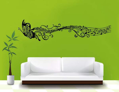 

Hoopoe Decor  Wall Sticker(Pack of 1, Black