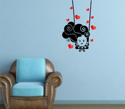 

Smart Wall Guru  Adhesive Sticker Sticker(Pack of 1, Black;red