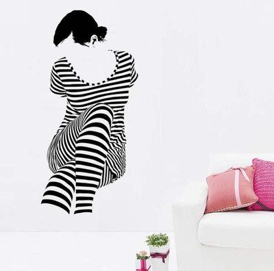 

Hoopoe Decor  Wall Sticker(Pack of 1, Black
