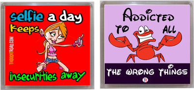 

Thoughtroad  Paper Sticker(Pack of 2, Multicolor