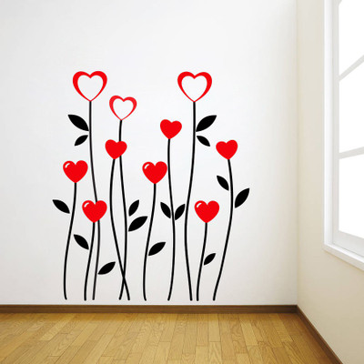 

Vsquare Studio  Wall Sticker Sticker(Pack of 1, Black;red