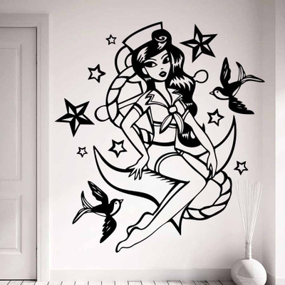 

Vsquare Studio  Sticker Sticker(Pack of 1, Black