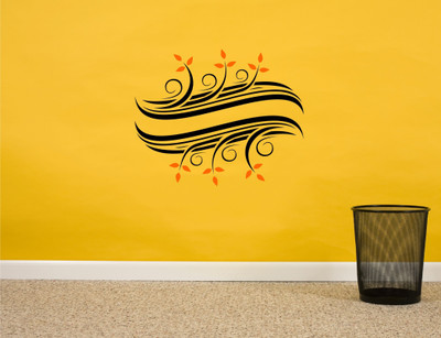 

Wall Guru  Self Adhesive Wall Decal Sticker(Pack of 1, Black