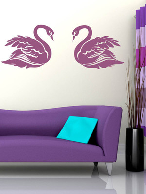 

Trends on Wall  Animal Sticker(Pack of 1, Maroon