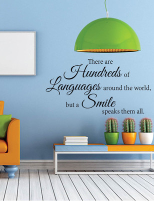 

Trends on Wall Large Quotes Sticker(Pack of 1)
