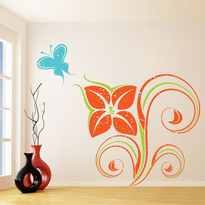 75% OFF on Decor Kafe Small Wall Sticker For Bedroom Sticker(Pack of 1)