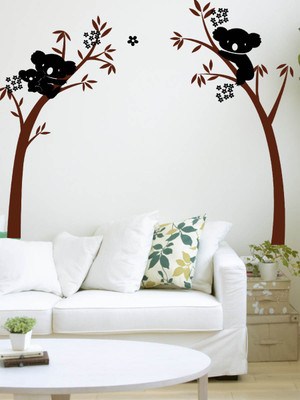 Trends on WALL 121 cm Teddys Self Adhesive Sticker(Pack of 1)