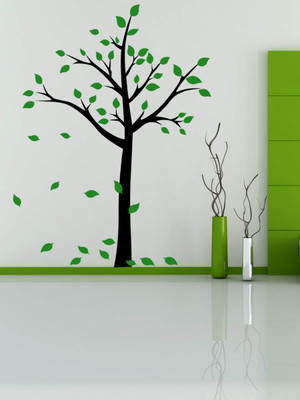 Trends on WALL 84 cm Flow Tree Self Adhesive Sticker(Pack of 1)