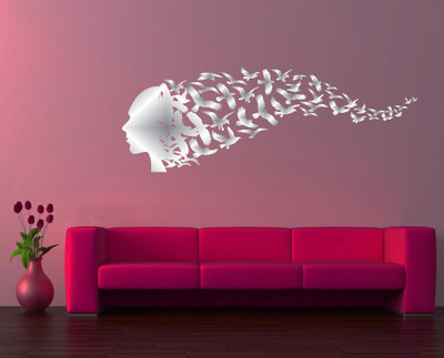 Creatick Studio 116 cm Creatick Studio Abstract Wall Sticker Self Adhesive Sticker(Pack of 1)