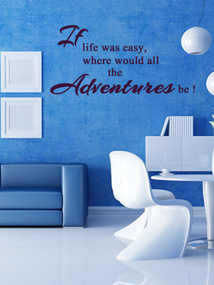 

Trends on Wall Medium Quotes Sticker(Pack of 1)