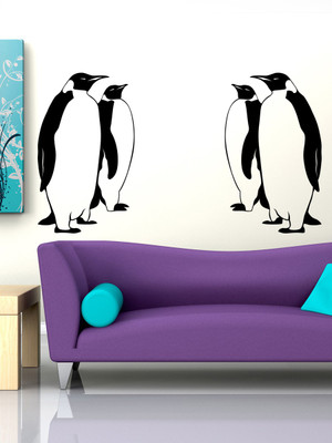 

Trends on Wall  Animal Sticker(Pack of 1, Black