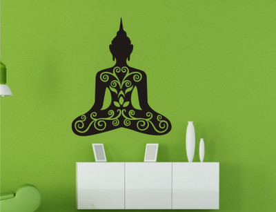 

Wall Guru  Wall Decal&Sticker Sticker(Pack of 1, Black