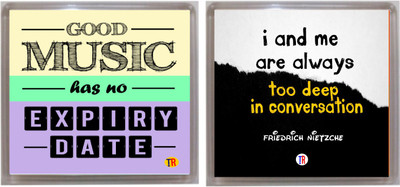 

Thoughtroad  Paper Sticker(Pack of 2, Multicolor