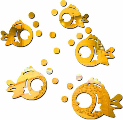 

Sehaz Artworks  Decals Sticker(Pack of 22, Gold
