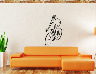

Wall Guru  Adhesive Sticker(Pack of 1, Black