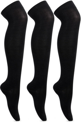 

Bonjour Girls Textured Stockings, Black
