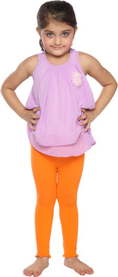

Gkidz Girls Opaque Stockings, Orange