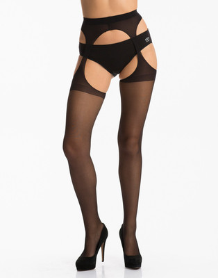 

PrettySecrets Women's Sheer Stockings, Black