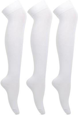 

Bonjour Girls Textured Stockings, White