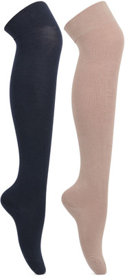 

Bonjour Girls Textured Stockings, Navy