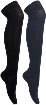 

Bonjour Girls Regular Stockings, Black;navy