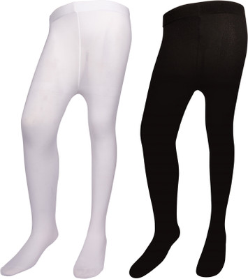 

Abito Juniors Girls Sheer Stockings, Black;white