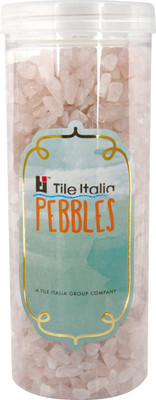 

Tile Italia Pebbles Rose Quartz Polished Chips Polished Angular Quartz Stone(Pink 1 kg)
