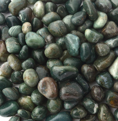 

Decor Pebbles FSPB023 Polished Asymmetrical Rock Pebbles(Green 7 kg)