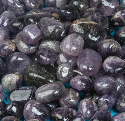 

Decor Pebbles FSPF006 Polished Asymmetrical Crystal Pebbles(Purple 5 kg)
