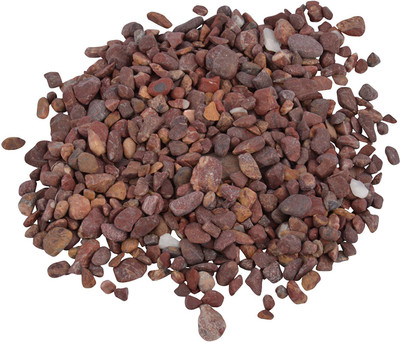 

Decor Pebbles SP0FM44 Polished Asymmetrical Marble Pebbles(Red 2 kg)