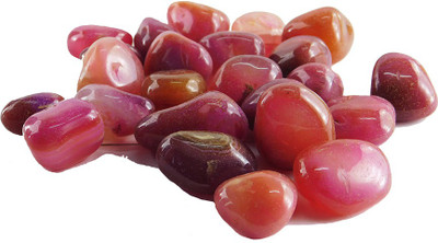 

Chave PBL-ONX-RBY-0.5K Polished Asymmetrical Onyx Pebbles(Maroon 500 g)