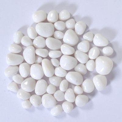 

Chave CHV-PBL-W-1K Polished Asymmetrical Marble Pebbles(White 1 kg)