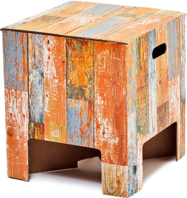 

Dutch Design Brand ScrapWood Living & Bedroom Stool(Multicolor)