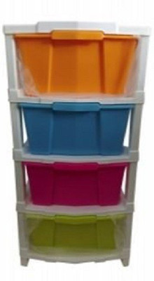 

Wud Kraft Plastic Free Standing Chest of Drawers(Finish Color - multicolor)