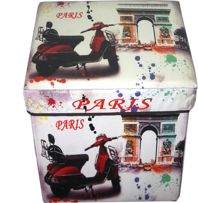 

Muren Folding cum Storage Stool Outdoor & Cafeteria Stool(Multicolor)
